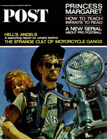 Saturday Evening Post - 1965-11-20: Hell's Angels (Wayne Miller)