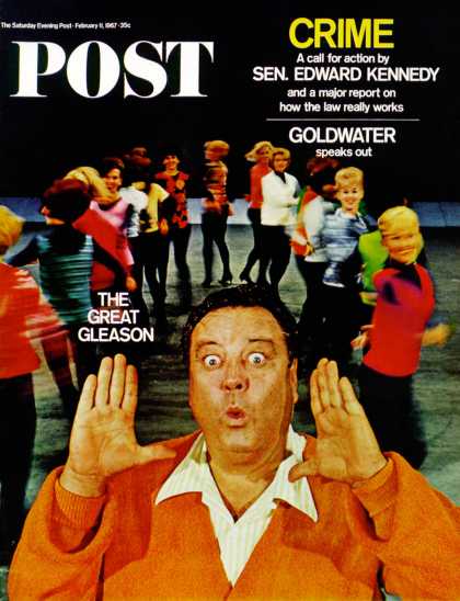 Saturday Evening Post - 1967-02-11: The Great Gleason (Charles Moore)