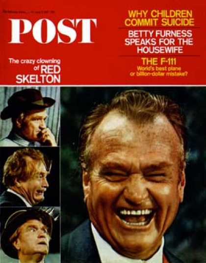 Saturday Evening Post - 1967-06-17: Red Skelton (Don Ornitz)