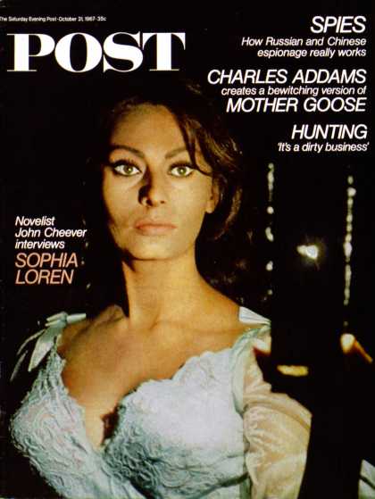 Saturday Evening Post - 1967-10-21: Sophia Loren (M-G-M)