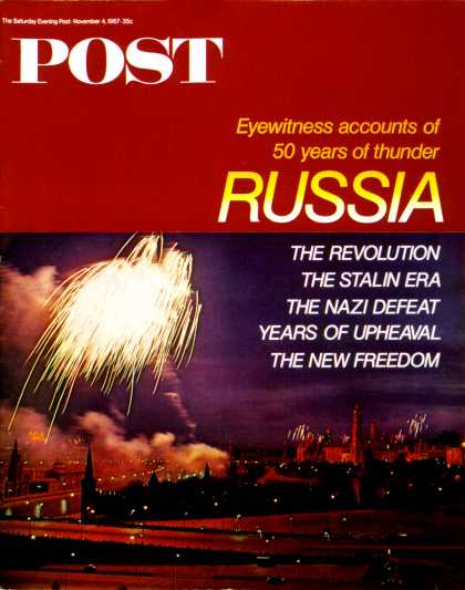 Saturday Evening Post - 1967-11-04: Kremlin Fireworks (John Launois)