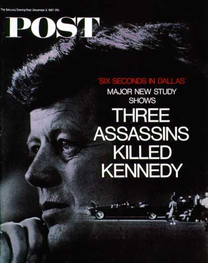 Saturday Evening Post - 1967-12-02: Three Assassins Killed Kennedy (Ollie Atkins)