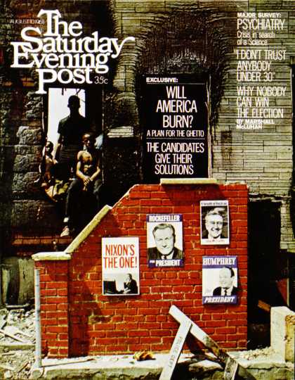 Saturday Evening Post - 1968-08-10: Will America Burn? (Jon Naar)