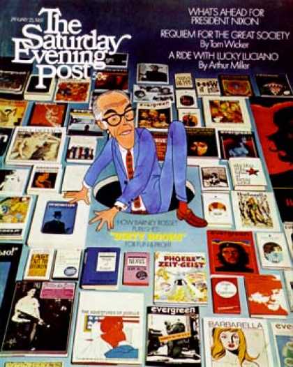 Saturday Evening Post - 1969-01-25: Publisher Barney (Aurelius & Schumacher Battaglia)