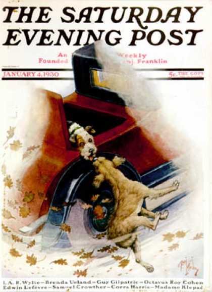 Saturday Evening Post - 1930-01-04: Bone of Contention (Robert L. Dickey)