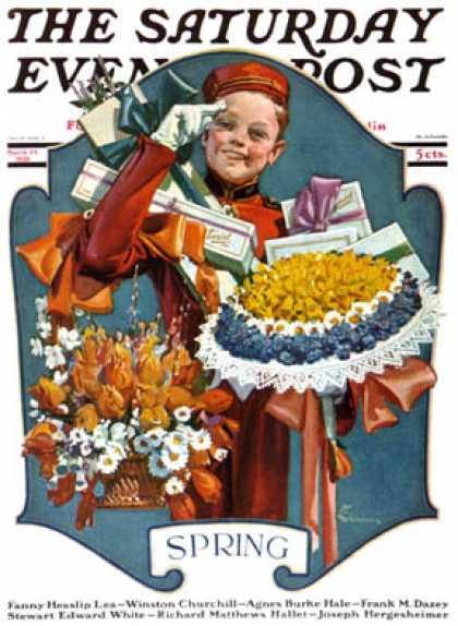 Saturday Evening Post - 1930-03-29: Bellhop and Bouquets (E. M. Jackson)