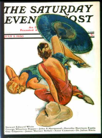 Saturday Evening Post - 1930-07-05: Sunbathers (John LaGatta)