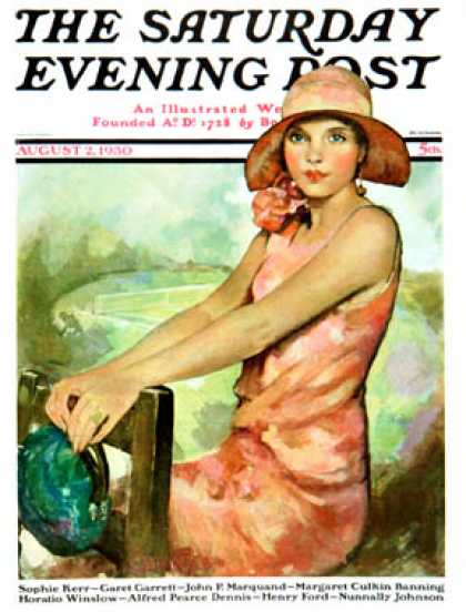 Saturday Evening Post - 1930-08-02: Pretty in Pink (Ellen Pyle)