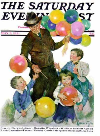 Saturday Evening Post - 1931-05-09: Balloonman (Ellen Pyle)
