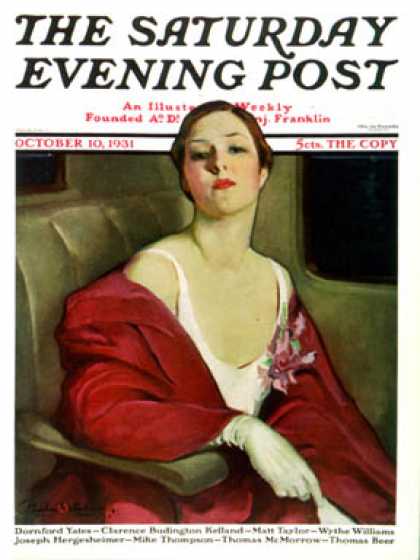 Saturday Evening Post - 1931-10-10: An Evening Out (Penrhyn Stanlaws)