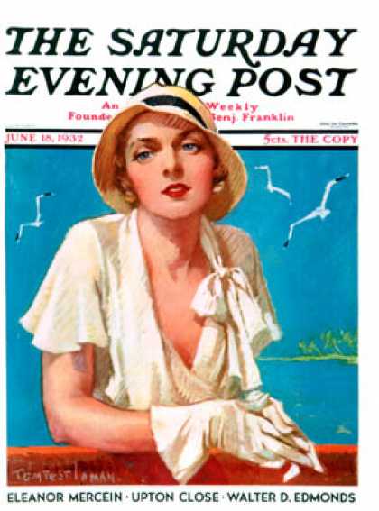 Saturday Evening Post - 1932-06-18: Woman in White (Tempest Inman)