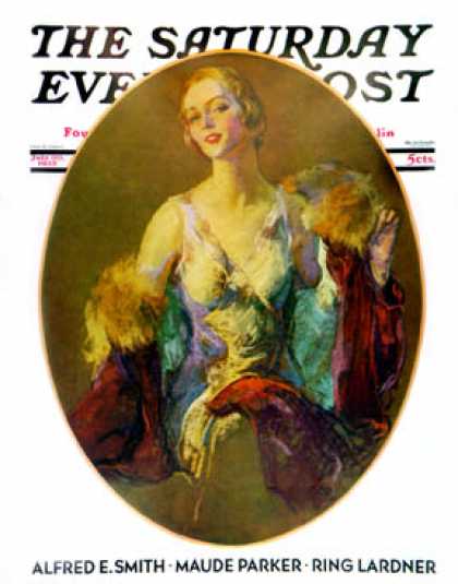 Saturday Evening Post - 1932-07-30: Elegant Woman (Guy Hoff)