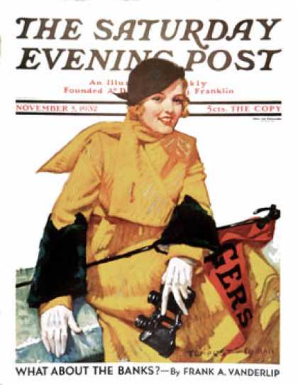Saturday Evening Post - 1932-11-05: Football Fan (Tempest Inman)