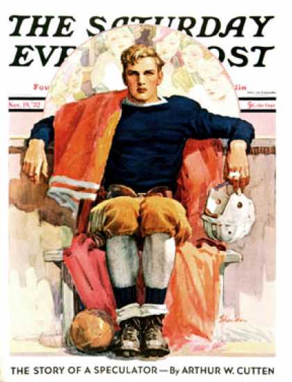 Saturday Evening Post - 1932-11-19: Gridiron Great (John E. Sheridan)