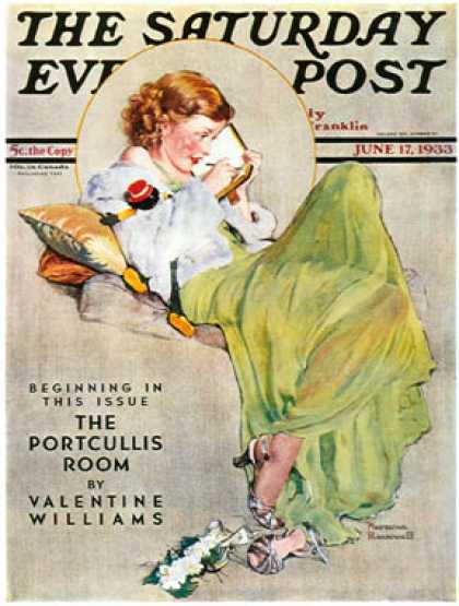 Saturday Evening Post - 1933-06-17: "Diary" (Norman Rockwell)