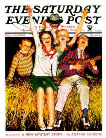 Saturday Evening Post - 1933-09-30: Hayride (Alan Foster)