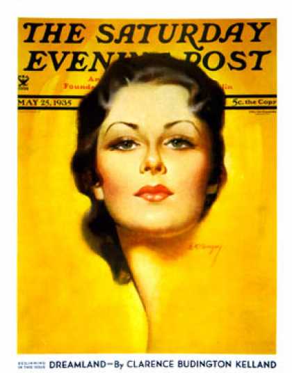 Saturday Evening Post - 1935-05-25: Brunette (Earle K. Bergey)