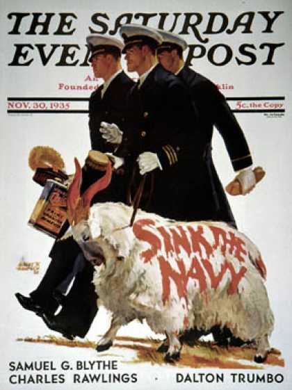 Saturday Evening Post - 1935-11-30: Sink the Navy (Albert W. Hampson)