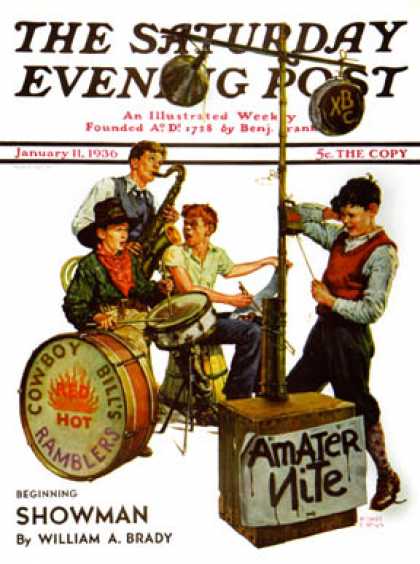 Saturday Evening Post - 1936-01-11: Amateur Night (Monte Crews)