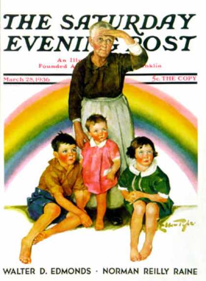 Saturday Evening Post - 1936-03-28: Rainbow (Ellen Pyle)
