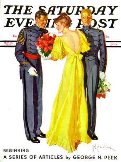 Saturday Evening Post - 1936-05-16: Courting Cadets (R.J. Cavaliere)
