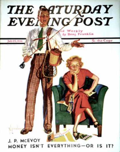 Saturday Evening Post - 1936-07-25: Whose Vacation? (R.J. Cavaliere)