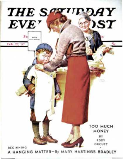 Saturday Evening Post - 1937-02-27: New Woolies (Frances Tipton Hunter)