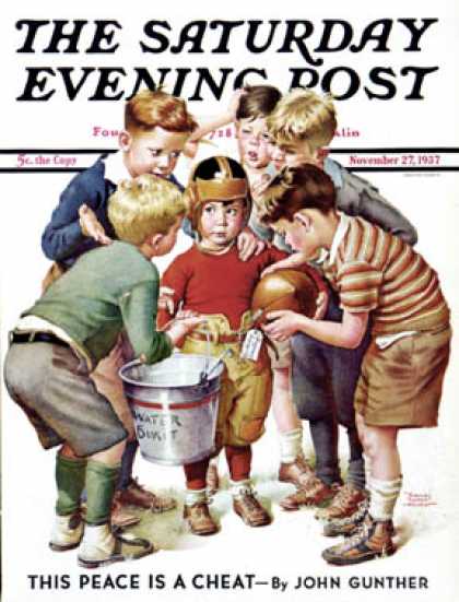 Saturday Evening Post - 1937-11-27: You Can Be the Water Boy! (Frances Tipton Hunter)