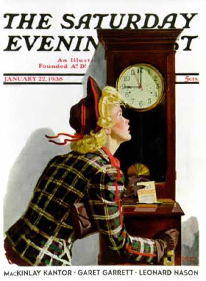Saturday Evening Post - 1938-01-22: Punching In (Albert W. Hampson)