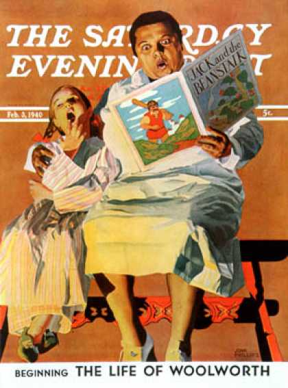 Saturday Evening Post - 1940-02-03: Jack And The Beanstalk (John Hyde Phillips)