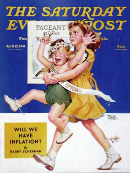 Saturday Evening Post - 1941-04-12: Spring Pageant (Frances Tipton Hunter)