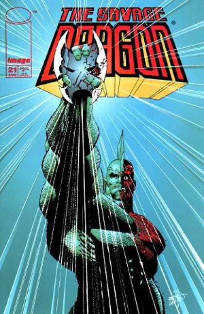 Savage Dragon 21 - Worlds Big Hero - Thrilling Man - Magiclal Hero - Men With Full Power - Rising Star - Erik Larsen