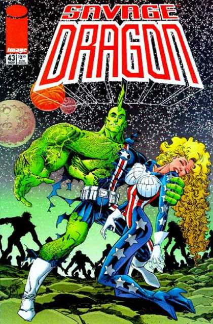 Savage Dragon 43 - Image - Woman - Mutant - Superhuman - Space - Erik Larsen