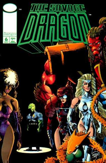 Savage Dragon 6 - Woman - Monsters - Glasses - Spikes - Spotlight - Erik Larsen