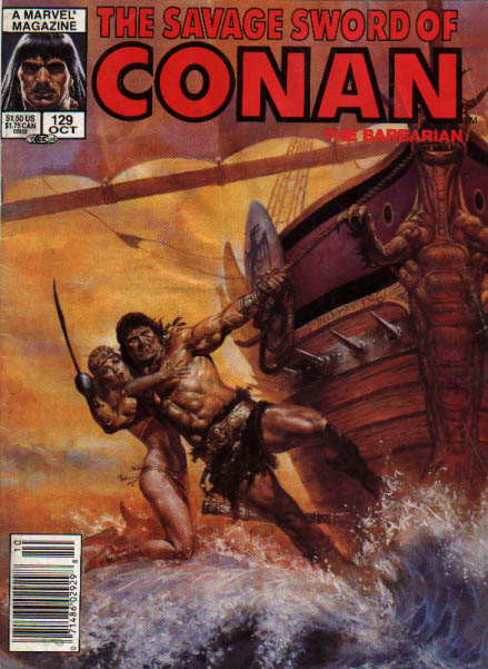 Savage Sword of Conan 129