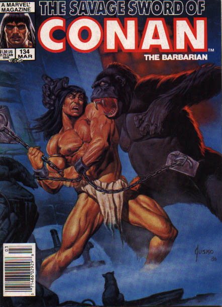 Savage Sword of Conan 134