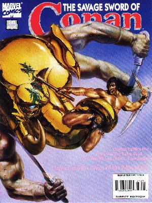 Savage Sword of Conan 212 - Giant - Sword - Battle Axe - War Elephant - Strong Man - Julie Bell