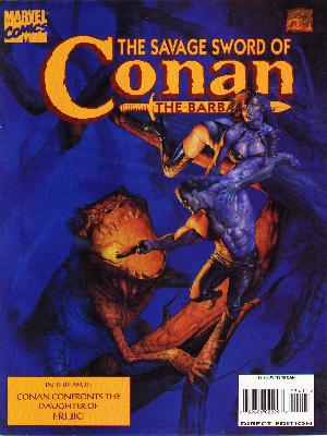Savage Sword of Conan 234 - Marvel Comics - The Barb - Conan - Gun - Long Nails