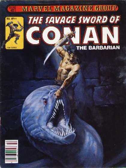 Savage Sword of Conan 61 - Sword - Monster - Dark - Teeth - Serpent