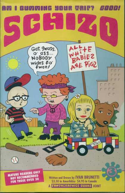 Schizo 3 - All White Babies Are Pigs - Sun - Baseball - Signboard - Ivan Brunetti