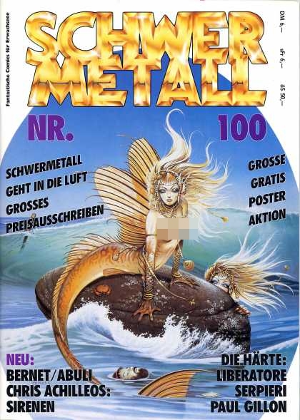 Schwermetall 105 - Sirene - Gorgeous Mermaid - Femme Fatale - Oceanic Girl - Eyes Of The Sea