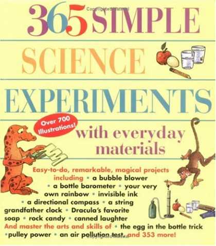 Science Books - 365 Simple Science Experiments with Everyday Materials