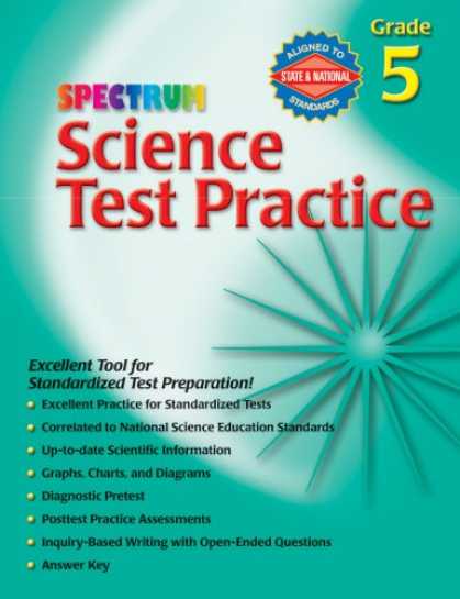 Science Books - Spectrum Science Test Practice, Grade 5