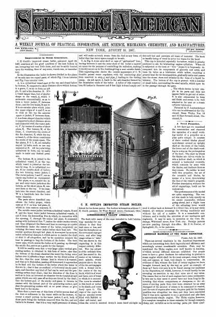 Scientific American - Aug 10, 1867 (vol. 17, #6)