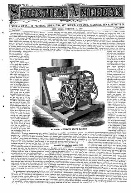 Scientific American - Oct 12, 1867 (vol. 17, #15)