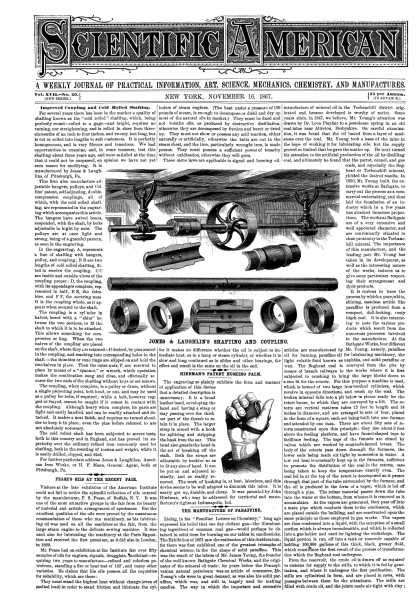 Scientific American - Nov 16, 1867 (vol. 17, #20)