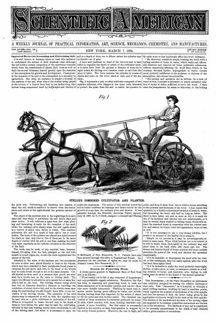 Scientific American - Mar 7, 1868 (vol. 18, #10)