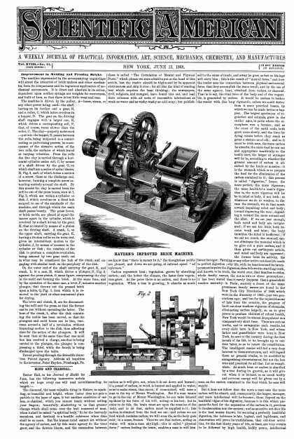 Scientific American - June 13, 1868 (vol. 18, #24)