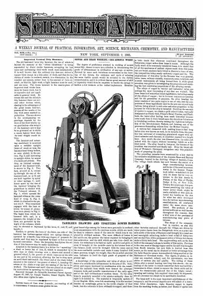 Scientific American - Sept 9, 1868 (vol. 19, #11)