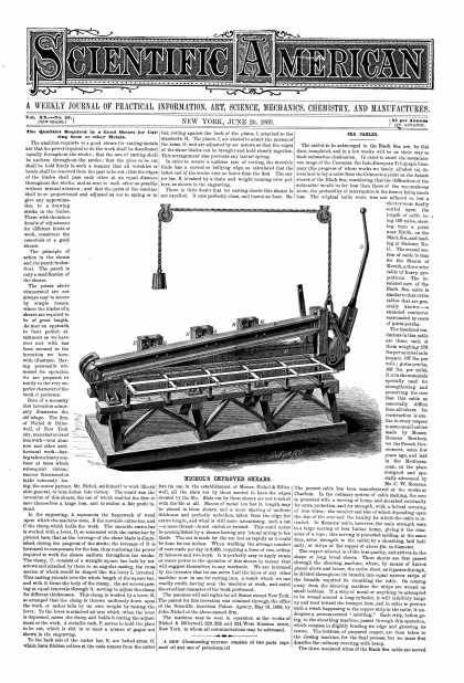 Scientific American - June 26, 1869 (vol. 20, #26)